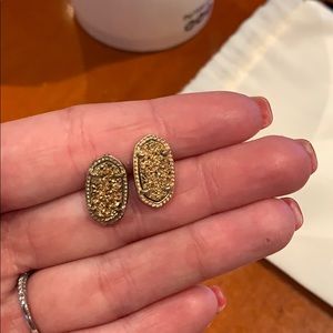 Kendra Scott rose gold druzy!